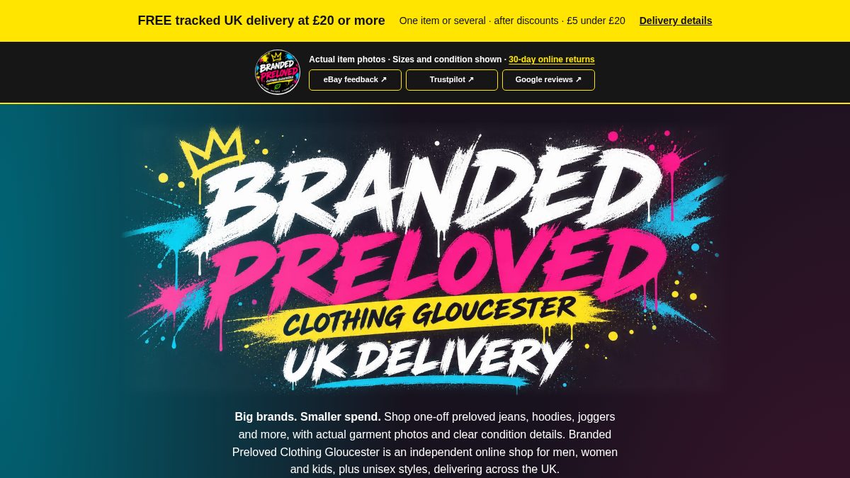 Branded Preloved Clothing Gloucester