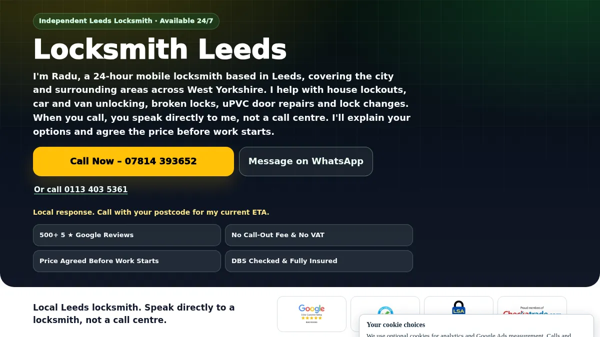 Locksmith Leeds MobileLS Ltd