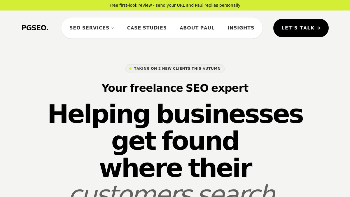 Paul Gordon SEO