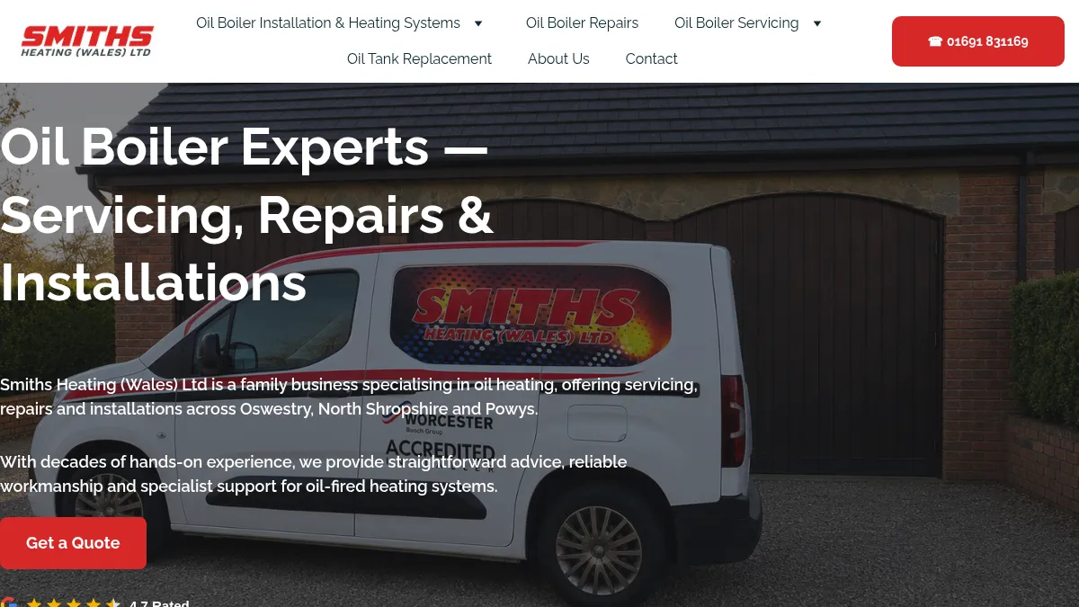 Smiths Heating (Wales) Ltd