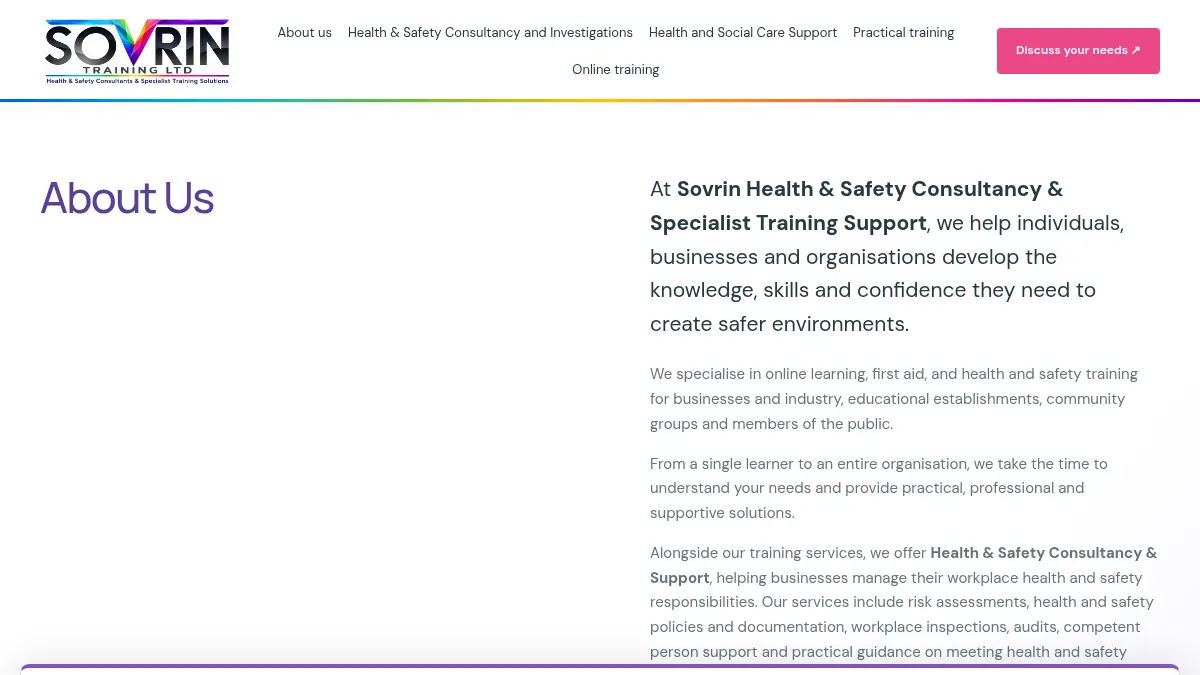 Sovrin Training LTD