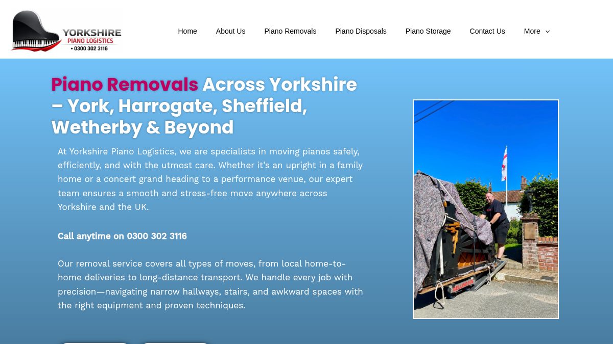 Yorkshire Piano Logistics